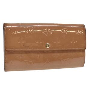 LOUIS VUITTON Vernis Portefeiulle Sarah Wallet Rose